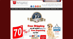 Desktop Screenshot of pettags4less.com
